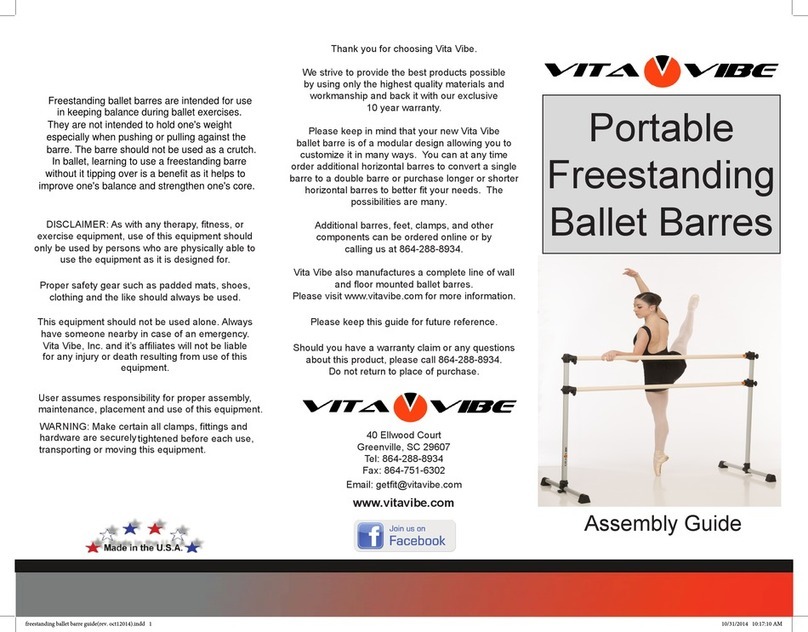 Vita Vibe PRODIGY Series Assembly guide