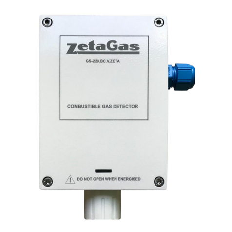 Zeta ZetaGas GS-220.BC.V.ZETA.MET.100 Operation manual