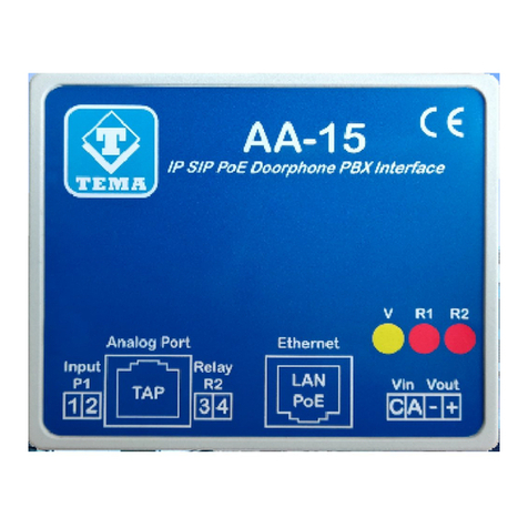 tema AA-15IP Technical installation manual