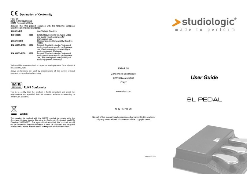 Fatar Studiologic SLP3-D user guide