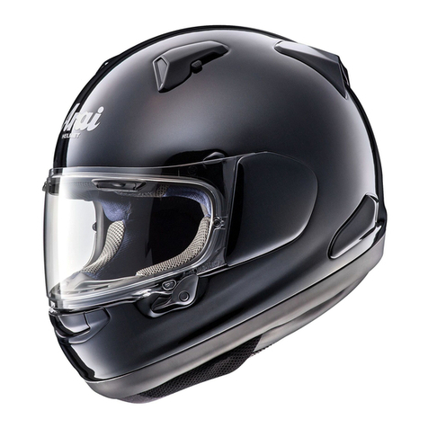 Arai QUANTUM-X Operation instructions