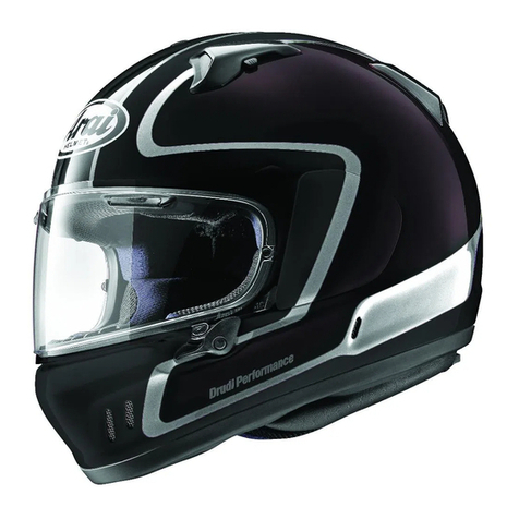 Arai Defiant-X Operation instructions