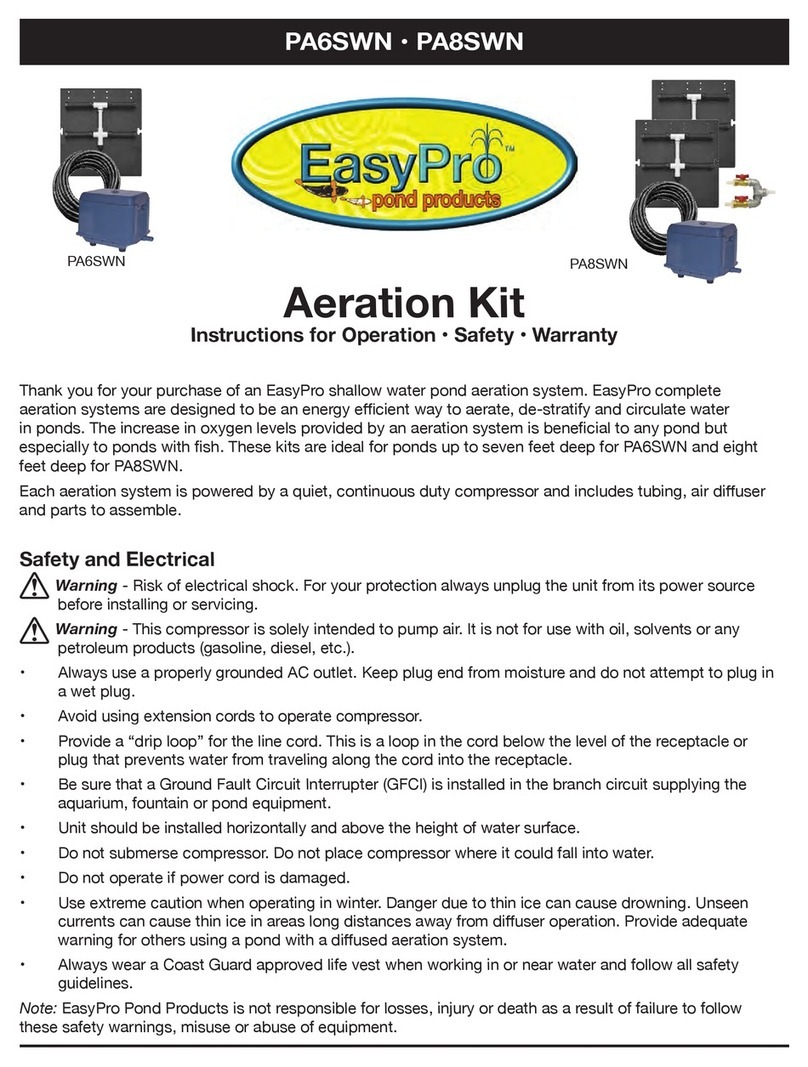 EasyPro PA6SWN Instructions for Operation, Safety, Warranty