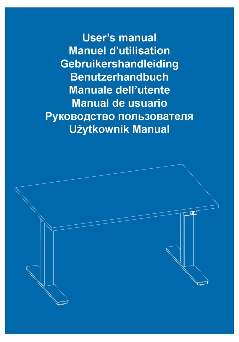Timotion TDH18 Desk User manual