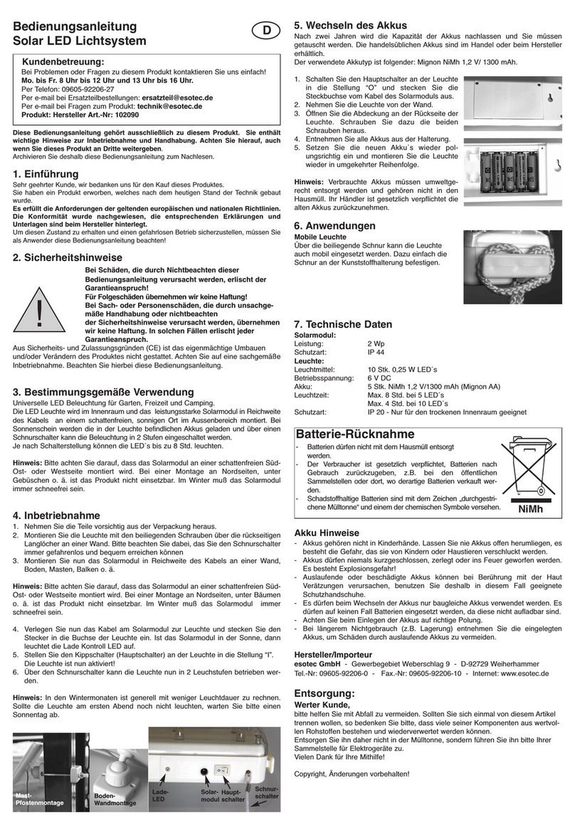 esotec 102090 manual