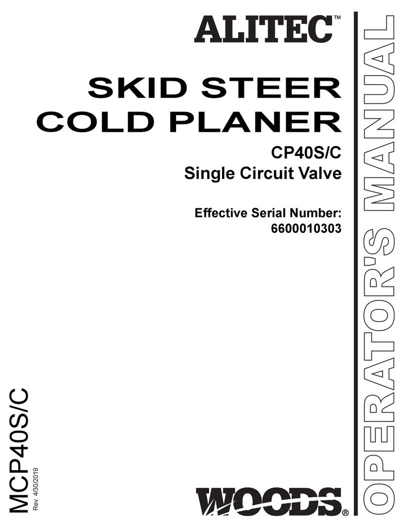 Woods Alitec CP40S Operator's manual