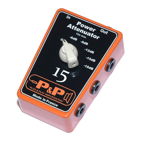 Plug & Play POWER ATTENUATOR 15 User manual
