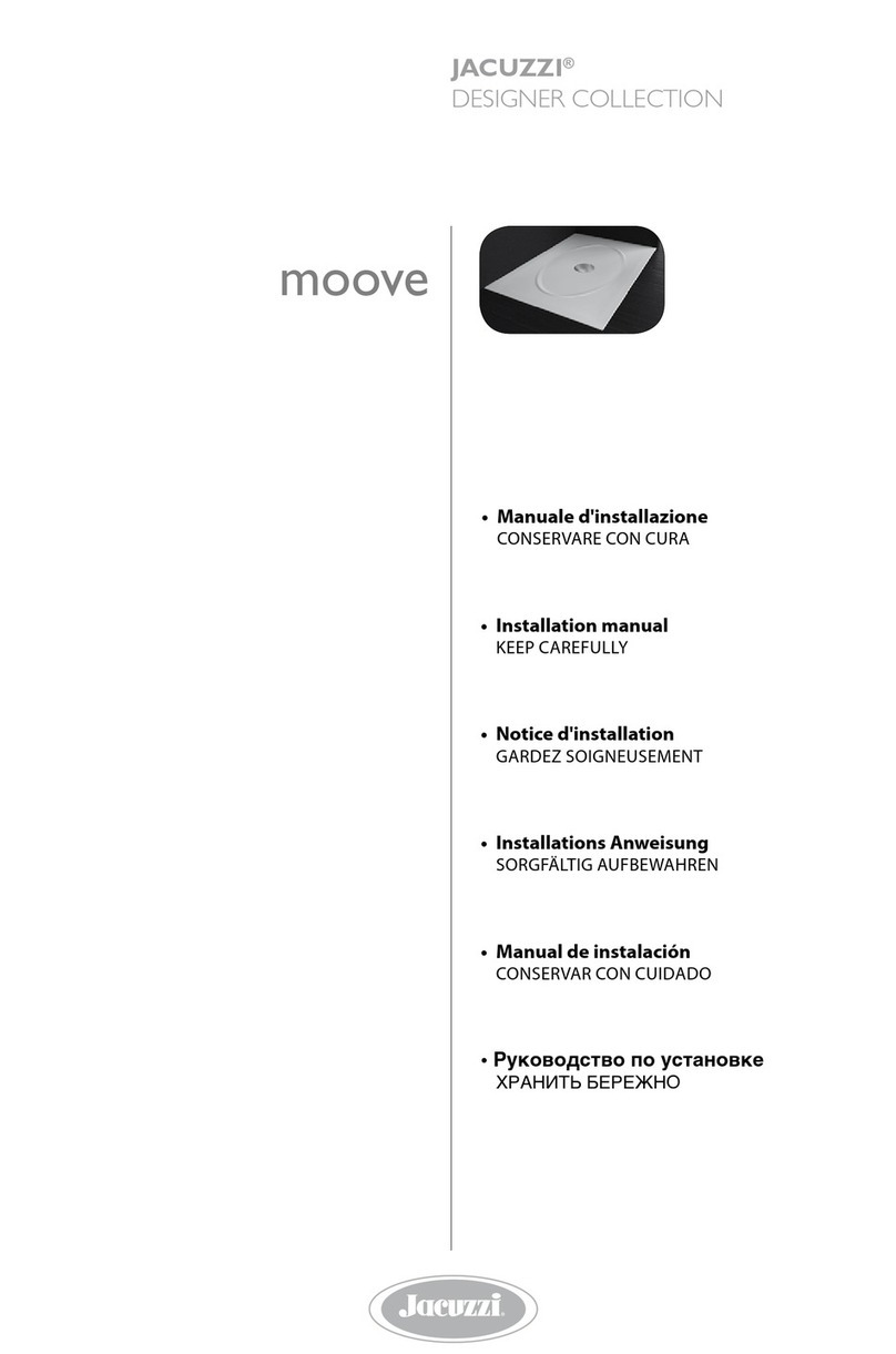 Jacuzzi Moove User manual