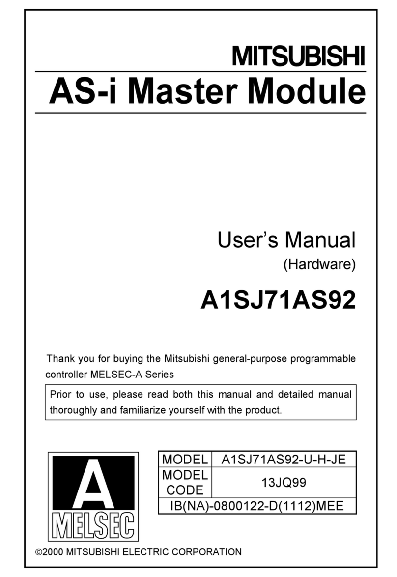 Mitsubishi MELSEC-A A1SJ71AS92 User manual Mitsubishi MELSEC-A A1SJ71AS92 User manual
