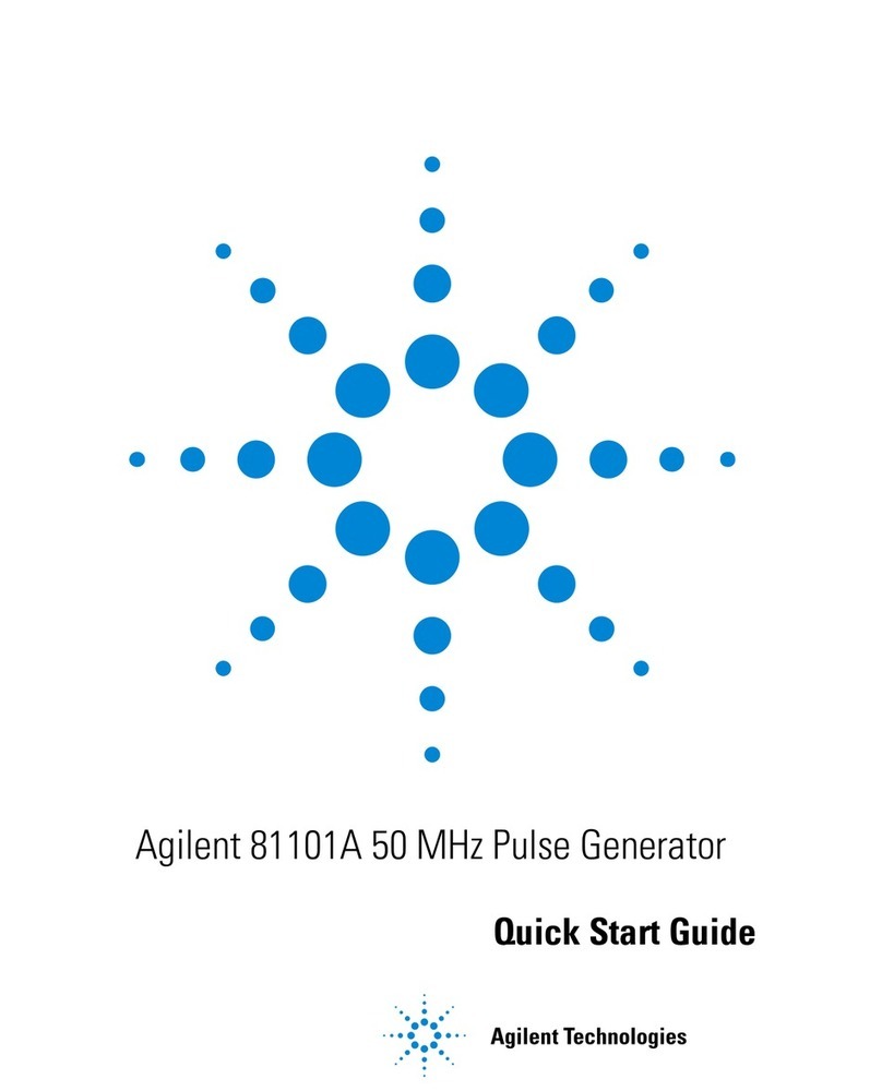 Agilent Technologies 81101A User manual
