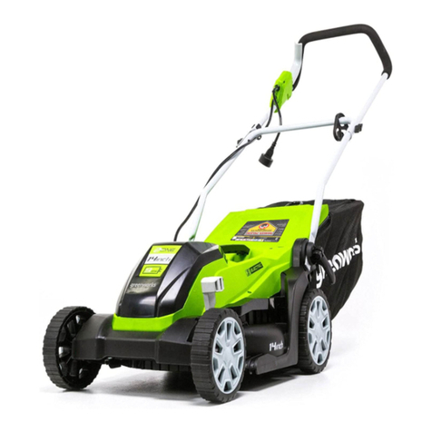 GreenWorks MO09B01 User manual