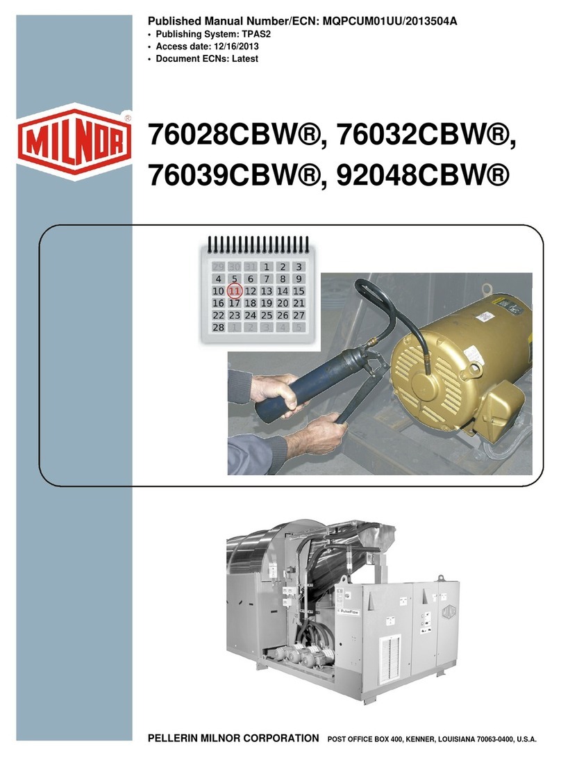 Milnor 76028 CBW User manual Milnor 76028 CBW User manual