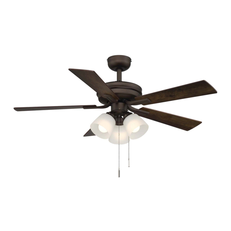 HAMPTON BAY AL958B-BN Use and care guide