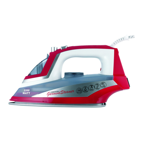 Cleanmaxx Presto Garment Steamer instruction manual