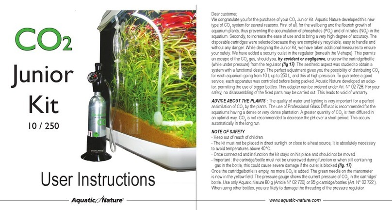 Aquatic Nature CO2 Junior Kit User instructions