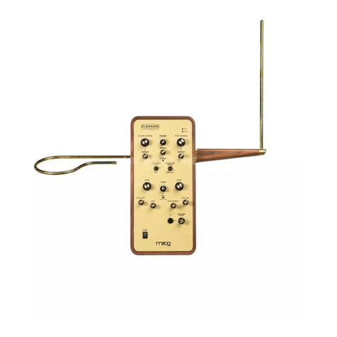 Moog Claravox Centennial User manual