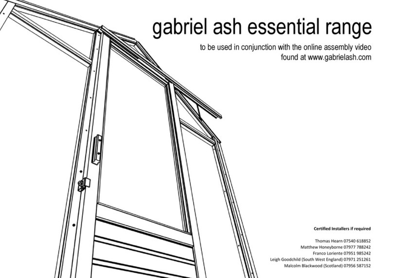 Gabriel Ash essential Series Assembly instructions