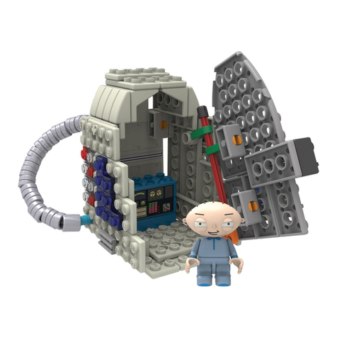 KNEX FAMILY GUY Stewie & time machine building set... User manual