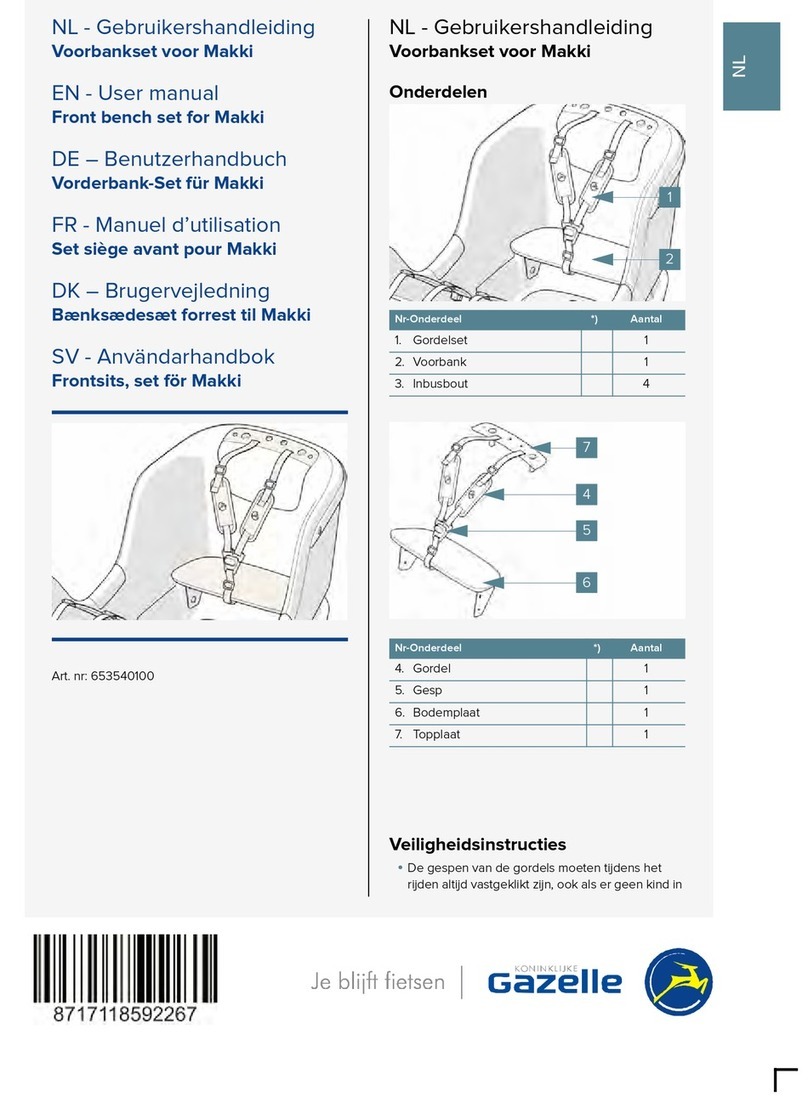 Gazelle 653540100 user manual