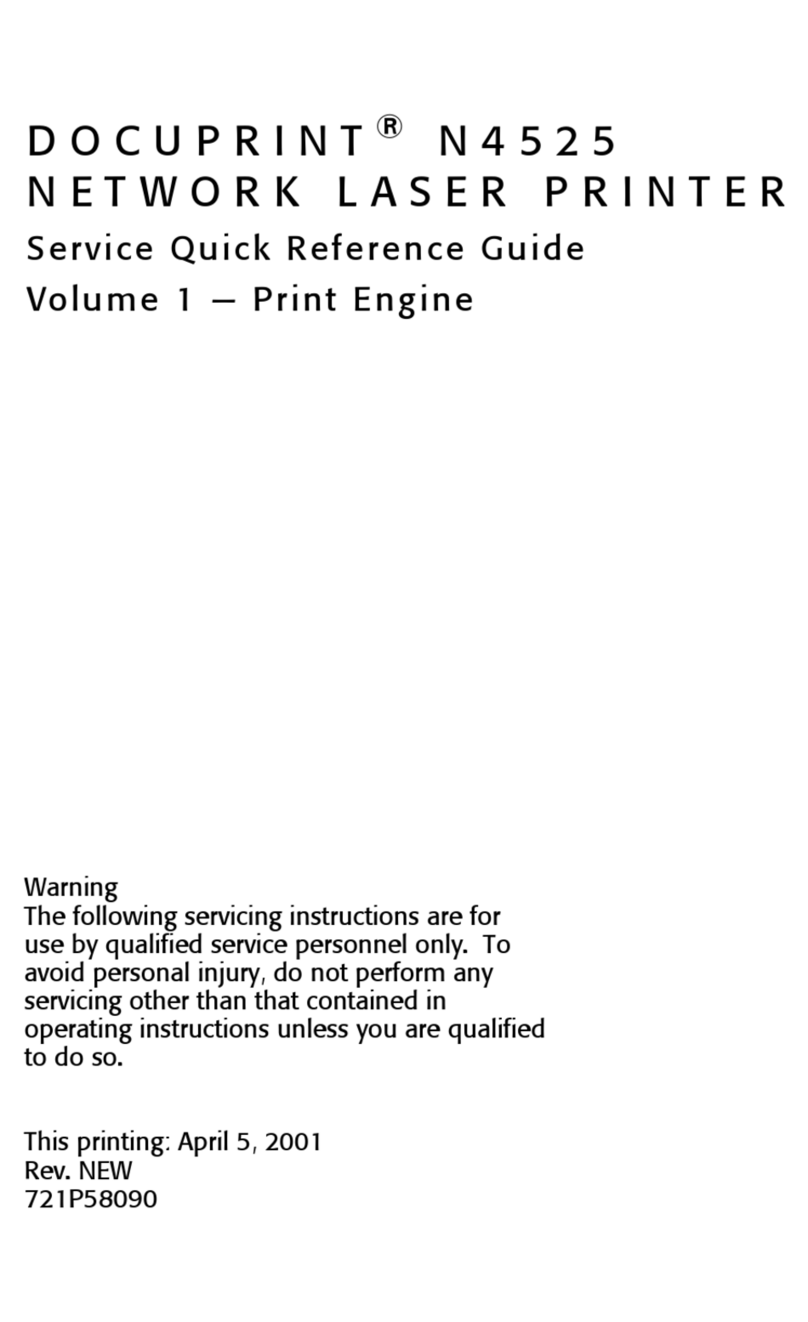 Xerox DocuPrint N4525 User manual