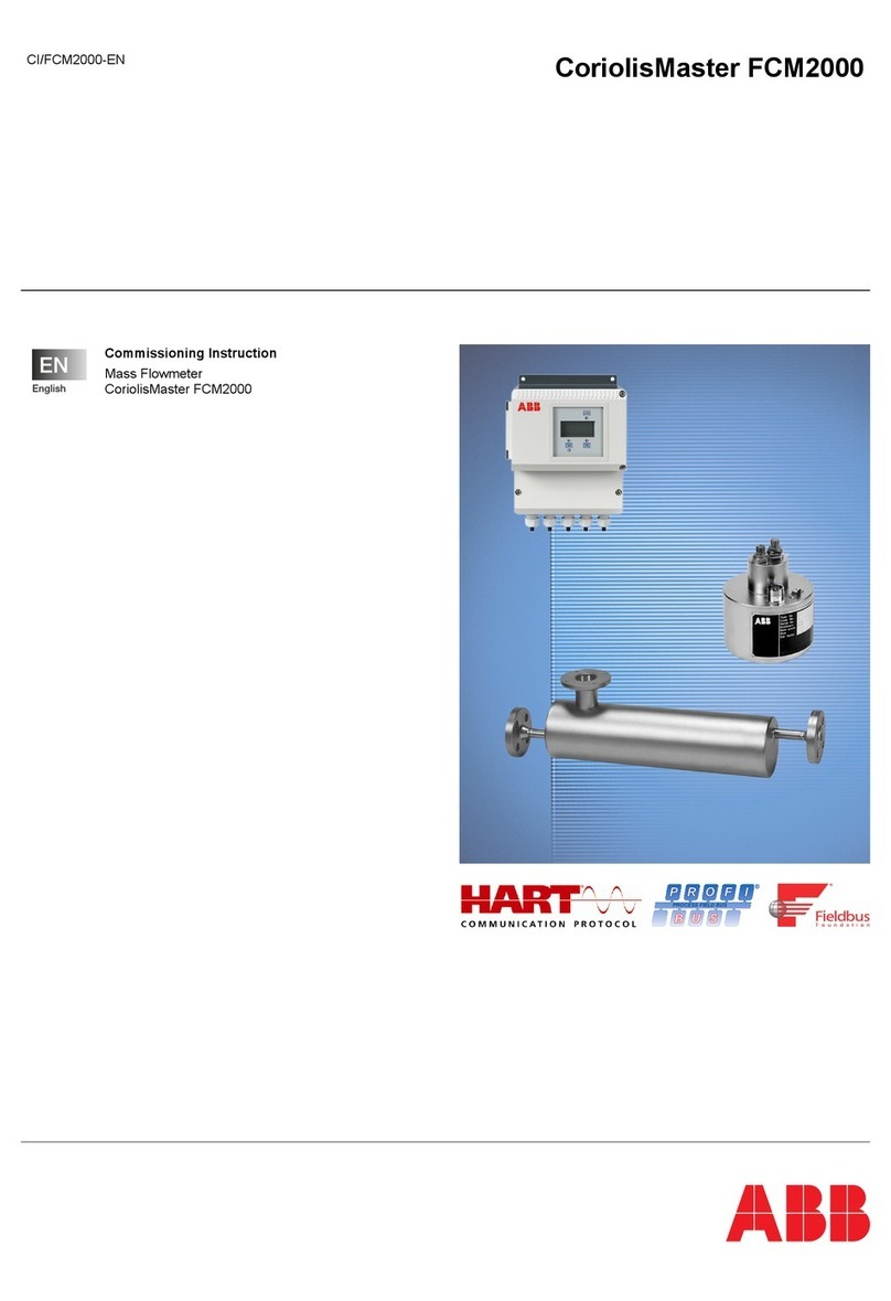 ABB CoriolisMaster FCM2000 Installation and operation manual
