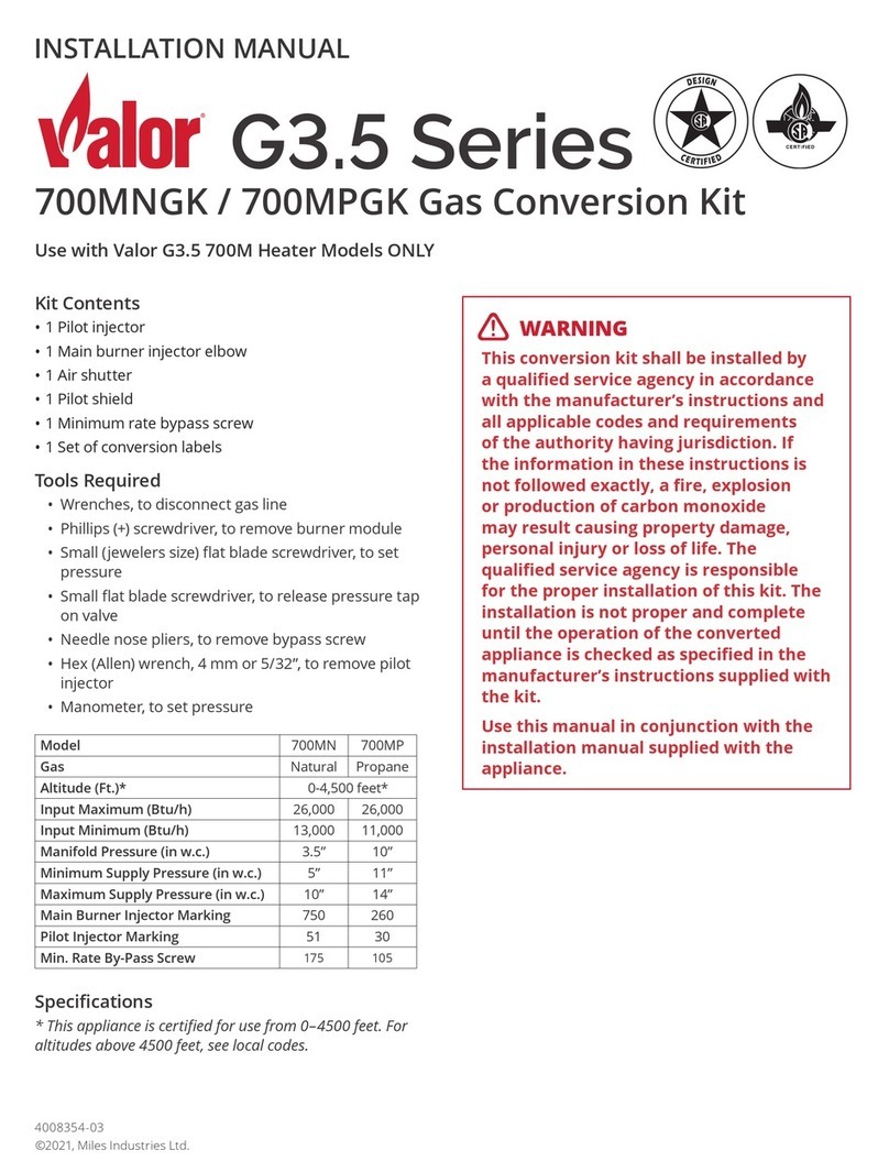 Valor G3.5 Series User manual Valor G3.5 Series User manual