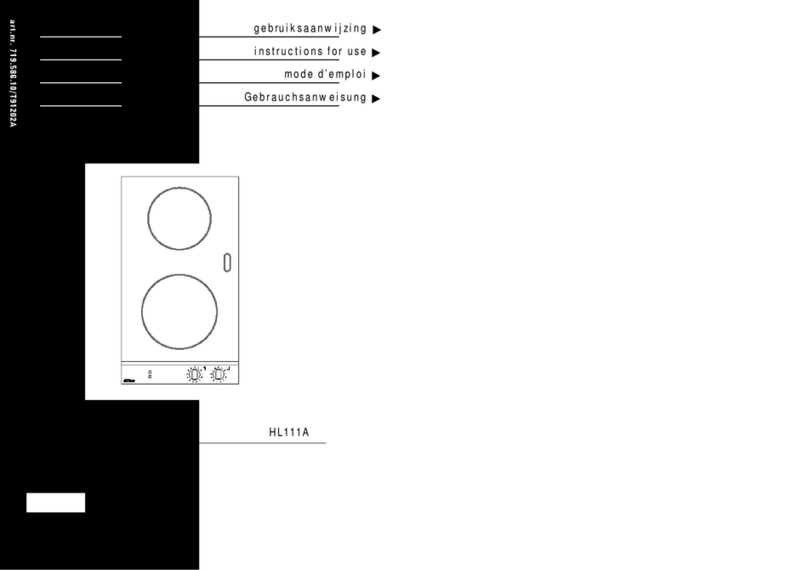 Atag HL111A User manual