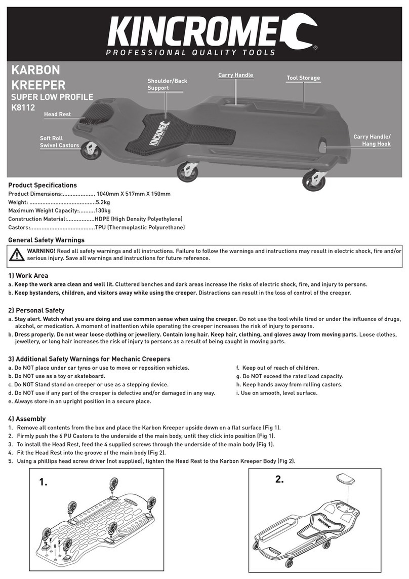 kincrome KARBON K8112 quick start guide kincrome KARBON K8112 quick start guide