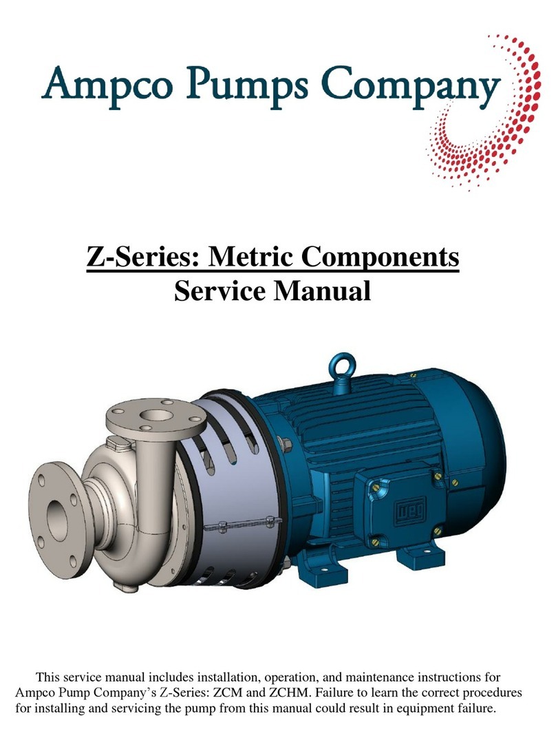 Ampco Pumps Company Z Series Service manual