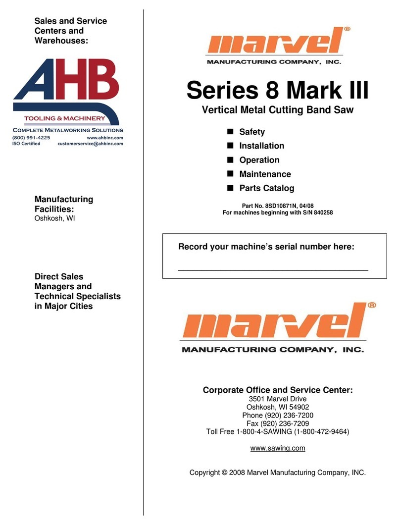 AHB marvel 8 mark III Series manual