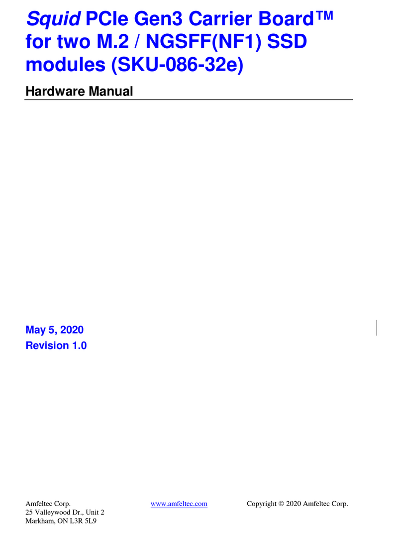 Amfeltec Squid SKU-086-32e Hardware manual
