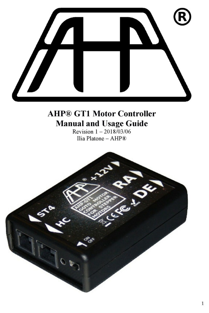 AHP GT1 Manual and Usage Guide