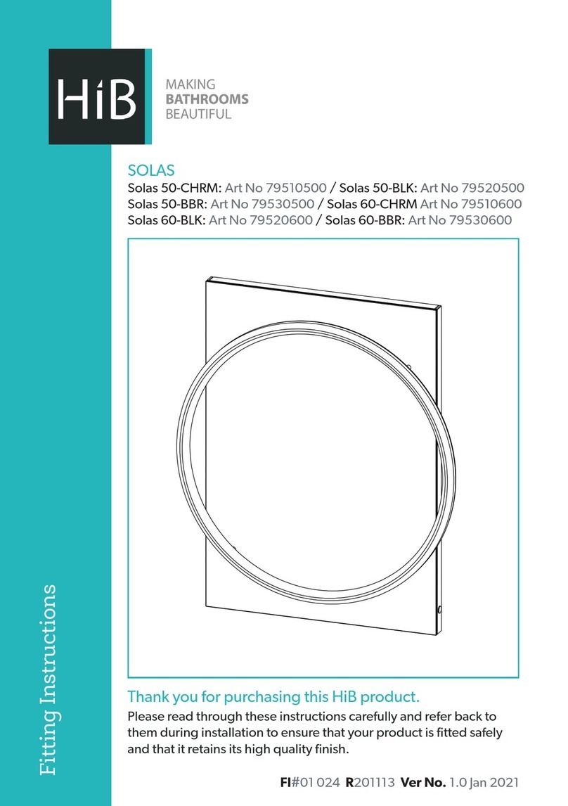 HiB Solas 50-CHRM User manual