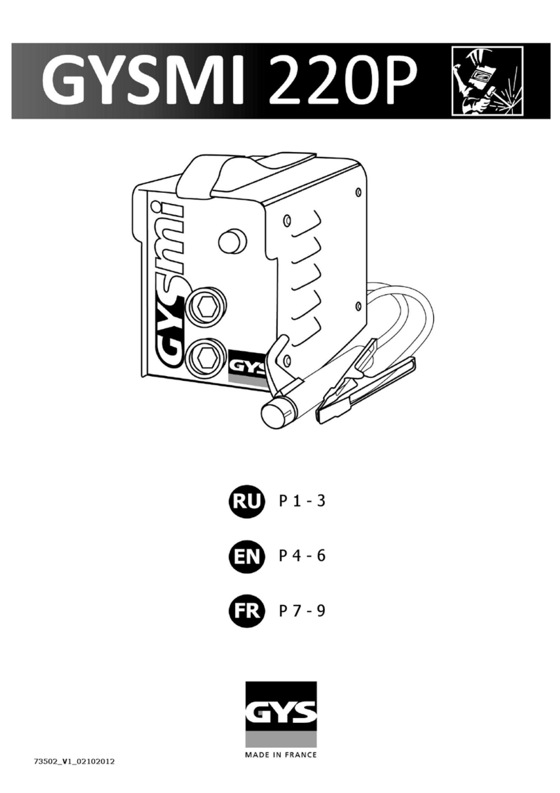 GYS GYSMI 220P manual