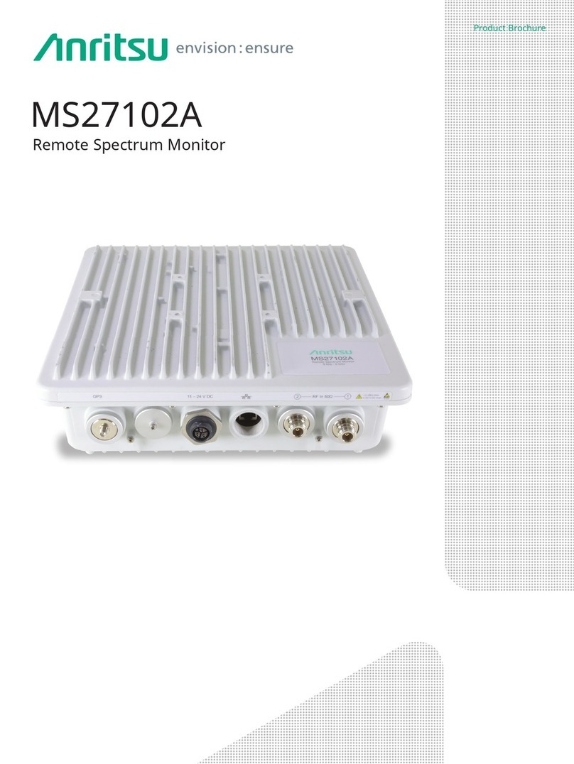 Anritsu MS27102A User manual