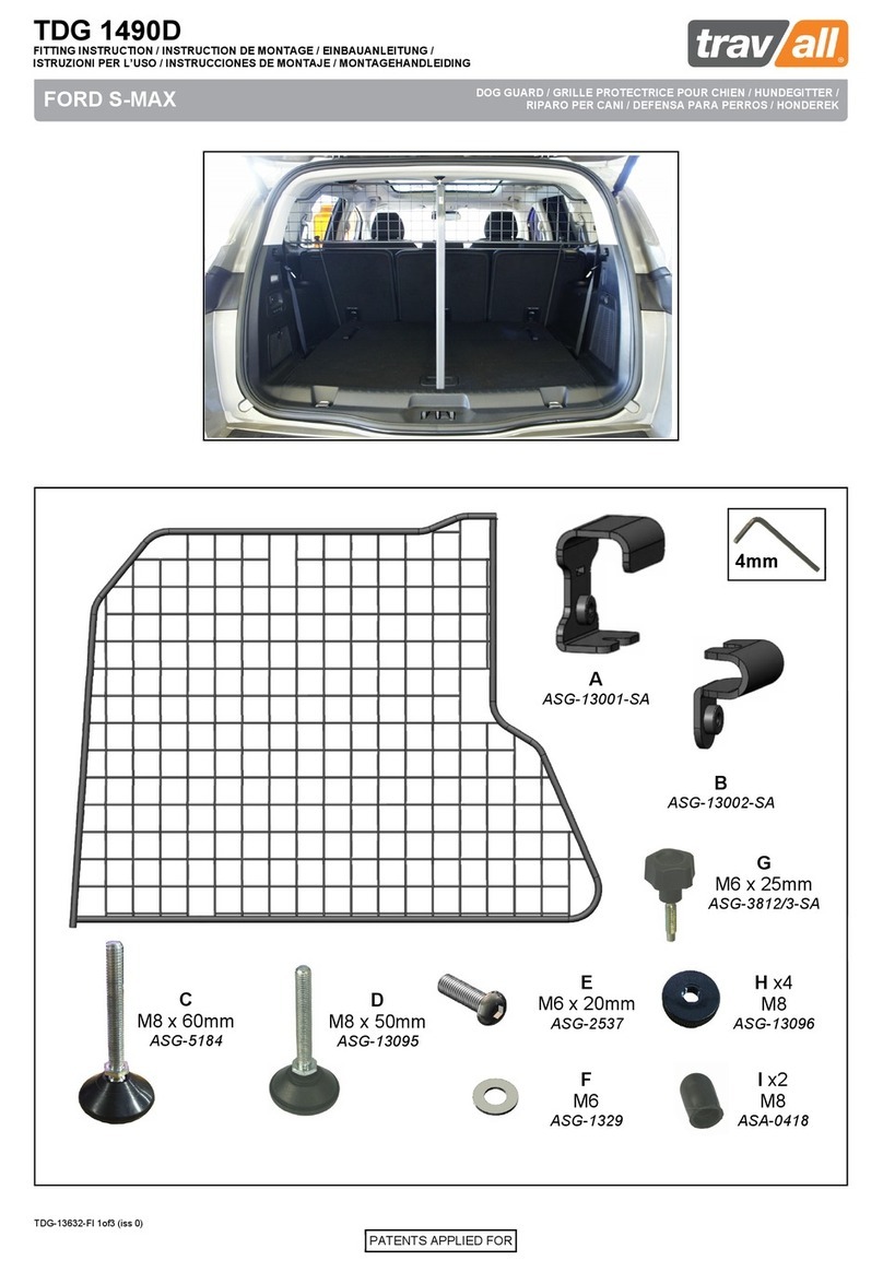 travall TDG 1490D Install guide travall TDG 1490D Install guide