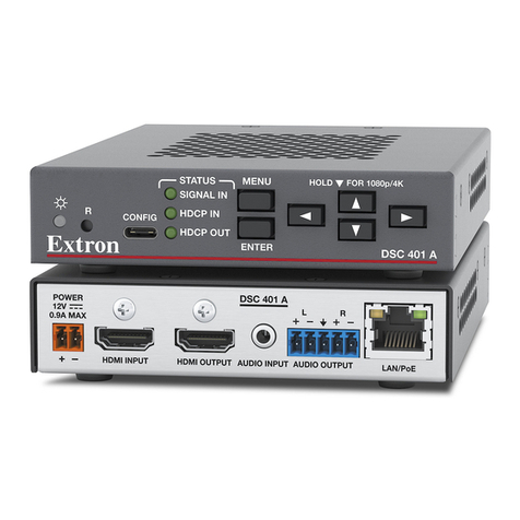 Extron electronics DSC 401 Setup guide