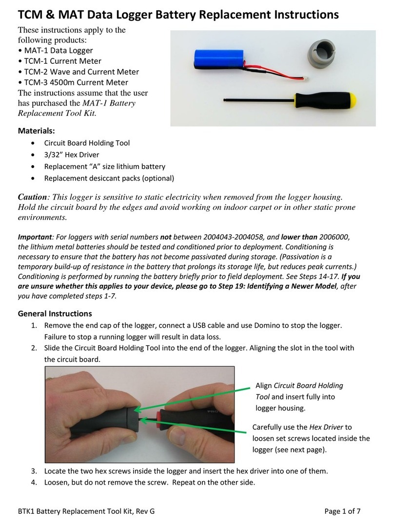 Lowell MAT-1 Data Logger instructions