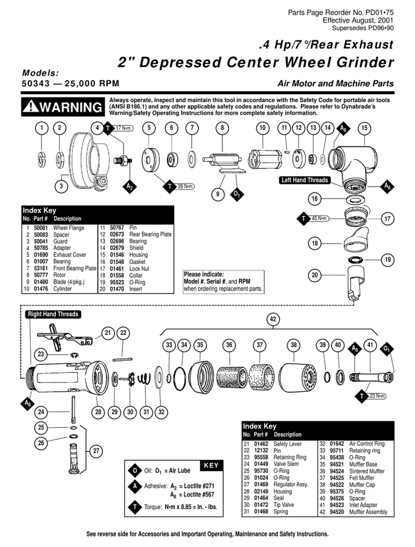 Dynabrade 50343 manual