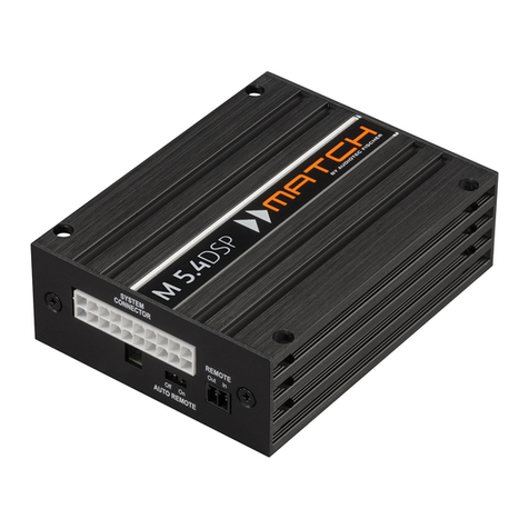 Audiotec Fischer match M 5.4DSP User manual