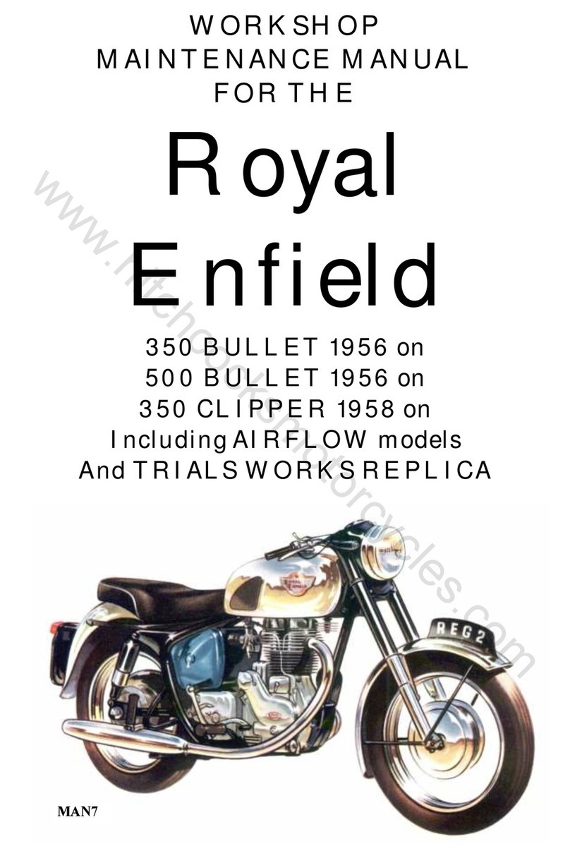 Royal Enfield 350 BULLET 1956 User manual