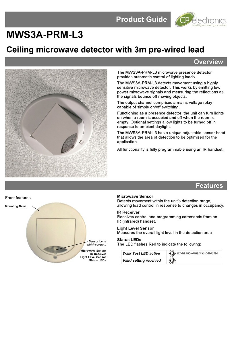C.P. Electronics MWS3A Product guide