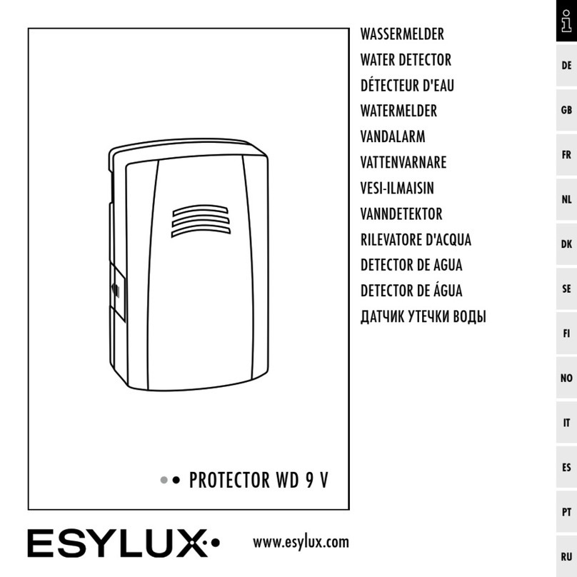 ESYLUX PROTECTOR WD 9 V User manual