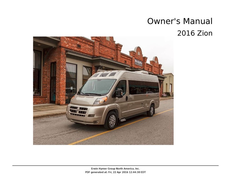 Roadtrek 2016 Zion User manual
