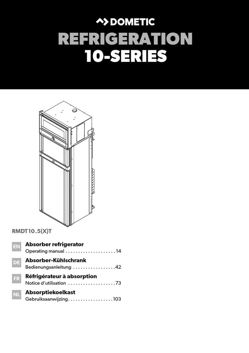 Dometic REFRIGERATION 10-Series User manual