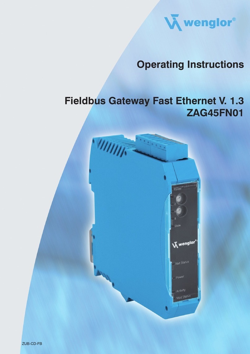 Wenglor ZAG45FN01 operating instructions