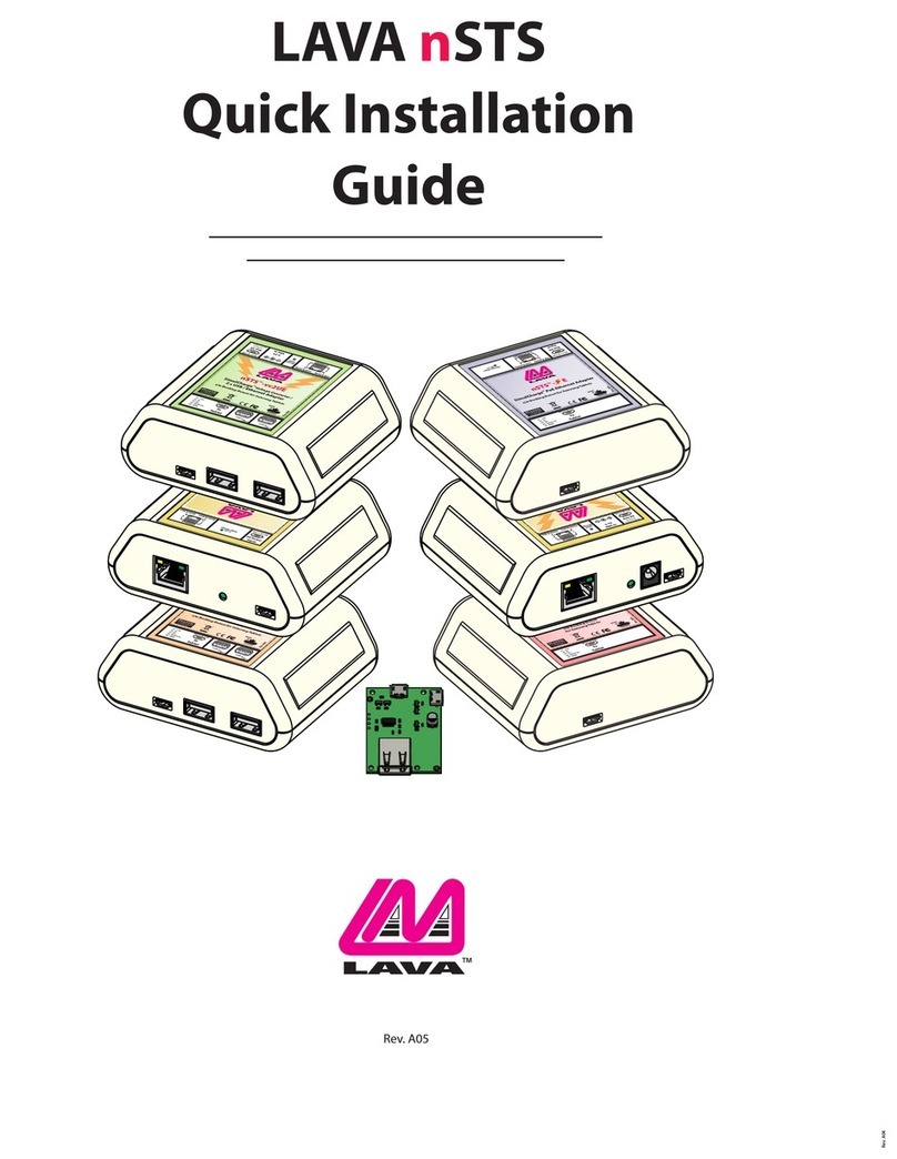 Lava nSTS quick start guide