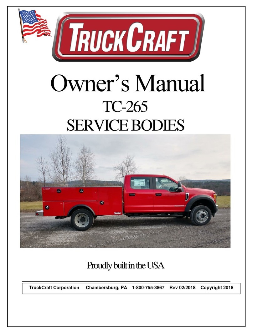 TruckCraft TC-265 owner's manual