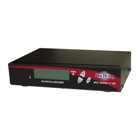 Multi-COM MUL-HDENC-C-100-NA User manual