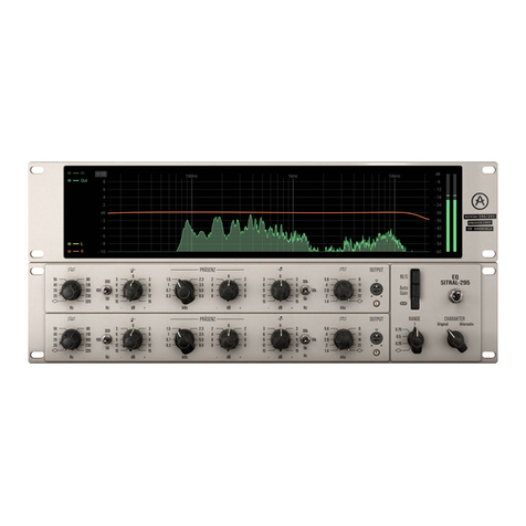 Arturia EQ SITRAL-295 User manual